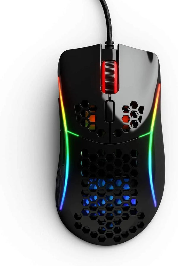 Glorious Model D Wired Gaming Mouse Glossy Black - Anigma